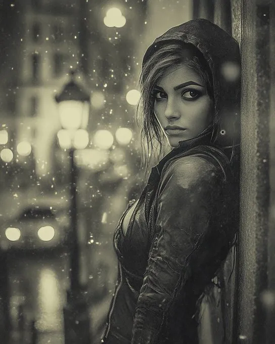 Retro Cyberpunk Noir - Пример 3