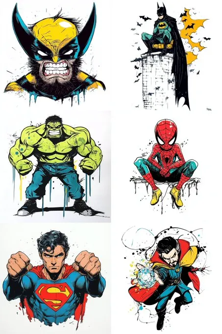 Energetic Comic Book Art - Пример 2