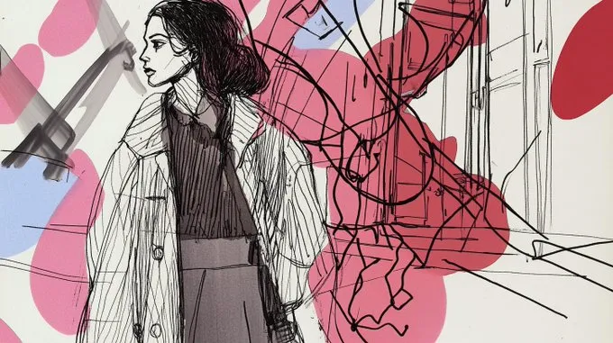 Abstract Fashion Illustration - Пример 2