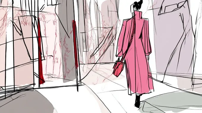 Abstract Fashion Illustration - Пример 4