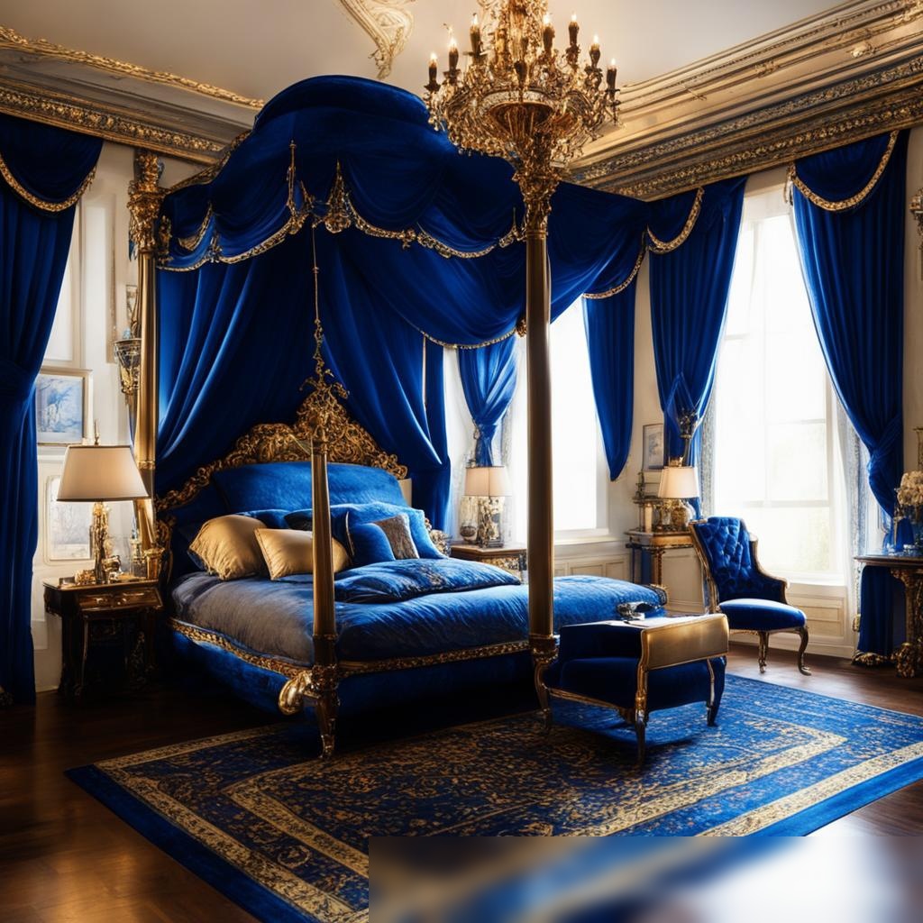 Роскошная спальня в классическом стиле - Пример 3