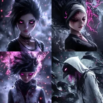 Ethereal Dark Fantasy Portraits - Пример 2