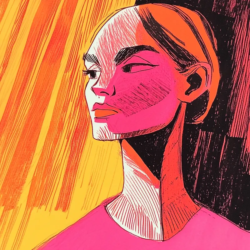 Vibrant Retro Futurism - Пример 3