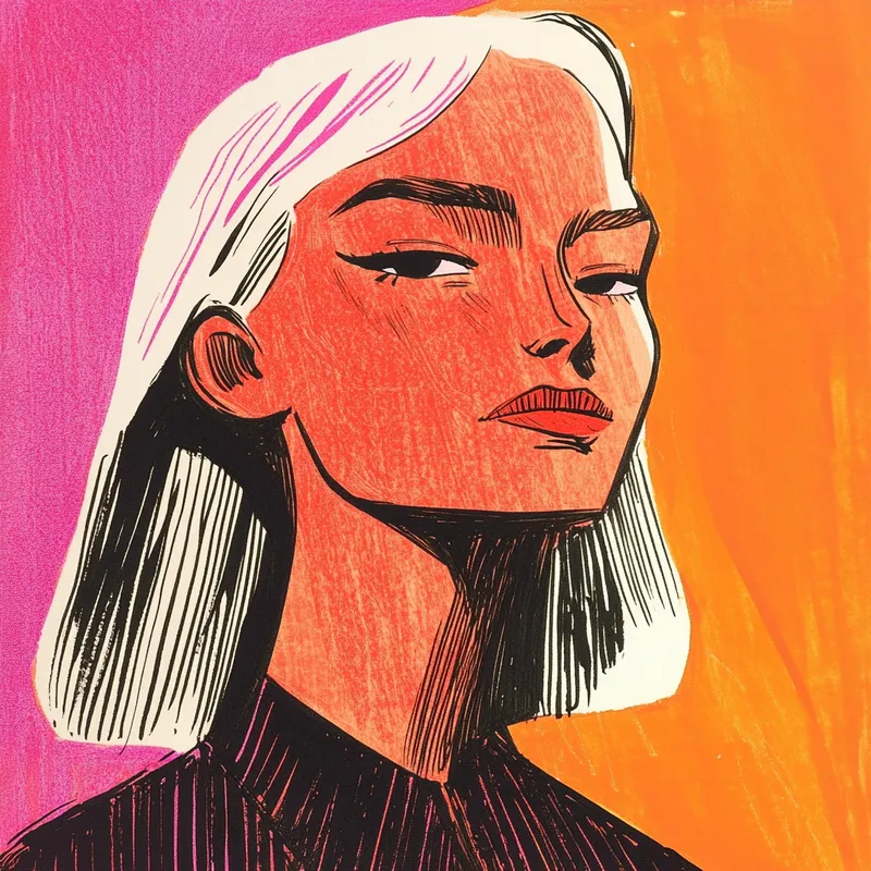 Vibrant Retro Futurism - Пример 1