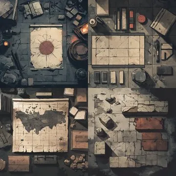 Dystopian Surrealism with Monochromatic Tones - Пример 3