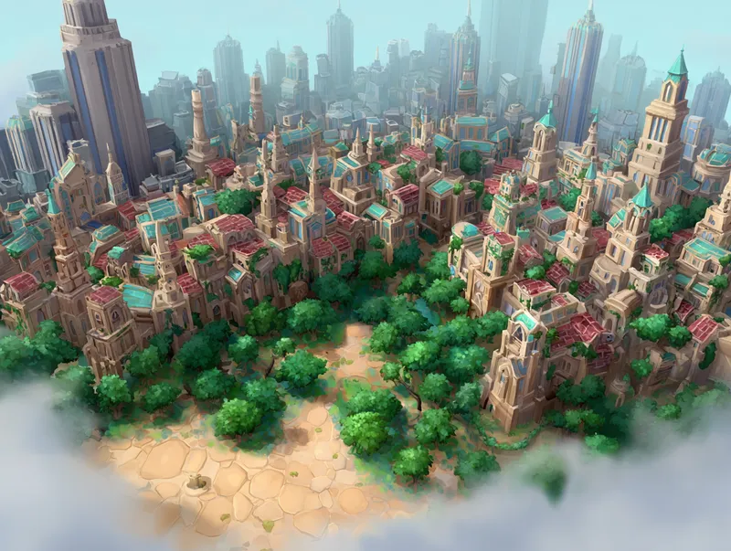 Whimsical Floral Fantasy - Пример 4