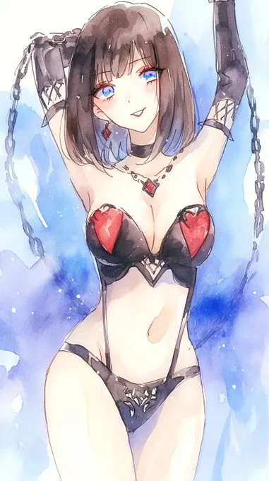 Dreamy Anime Watercolor - Пример 1