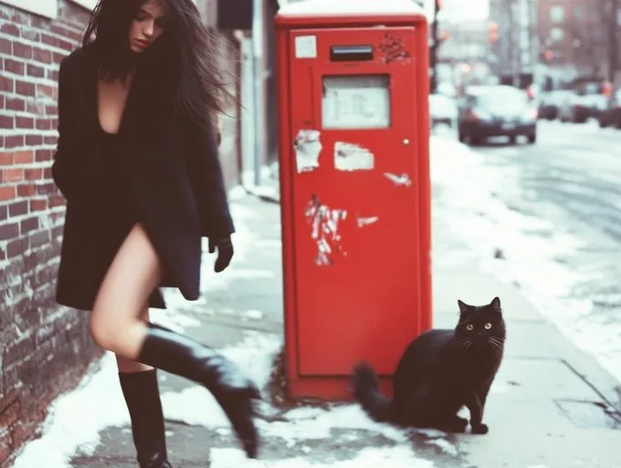 Winter Urban Noir - Пример 1