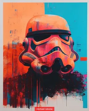 Vibrant Abstract Horse Portraits - Пример 3