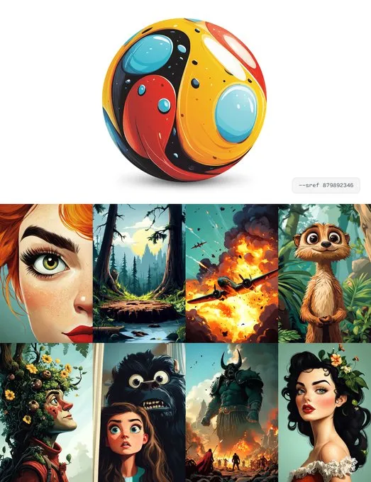 Vibrant Whimsical Cartoon Style - Пример 2