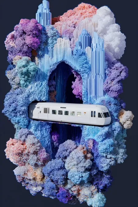 Whimsical Surrealism with Vibrant Colors - Пример 2