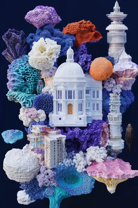 Whimsical Surrealism with Vibrant Colors - Пример 3