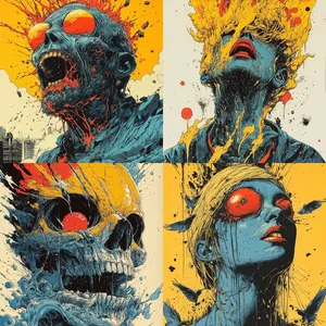 Dreamlike Neon Aesthetics - Пример 3