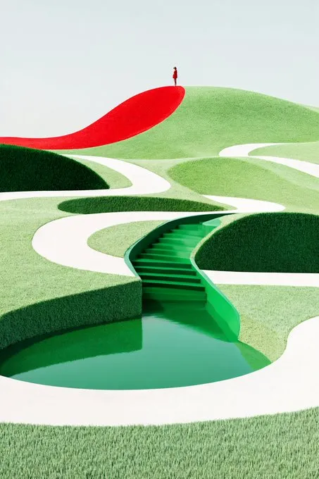 Surreal Retro Elegance - Пример 4