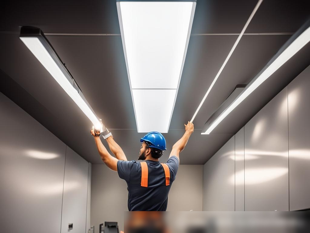 Монтаж светодиодного освещения - Пример 1