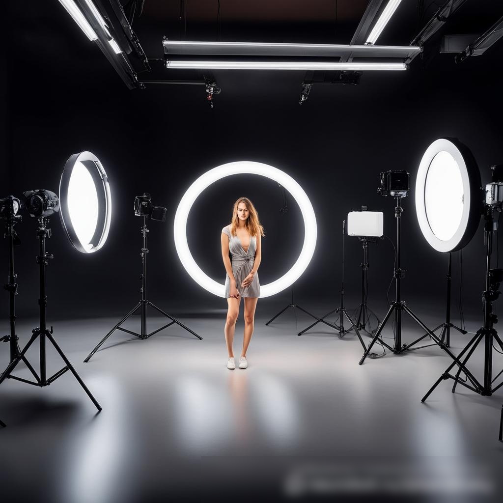 Профессиональная фотостудия с оборудованием на светодиодах - Пример 3