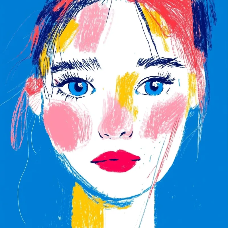 Bold Minimalist Cat Illustration - Пример 3