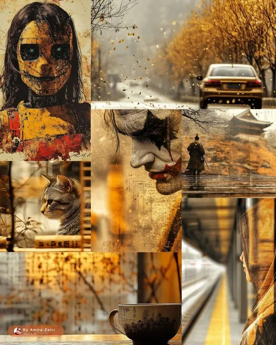 Sepia Grit & Cinematic Solitude - Пример 2