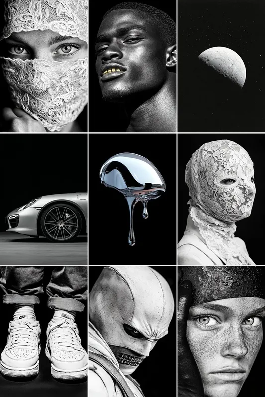 Monochrome Elegance - Пример 2