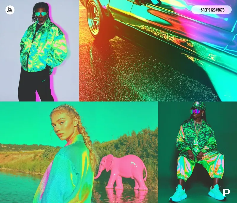 Neon Reflections - Пример 1