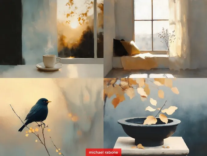 Tranquil Morning Bliss - Пример 3