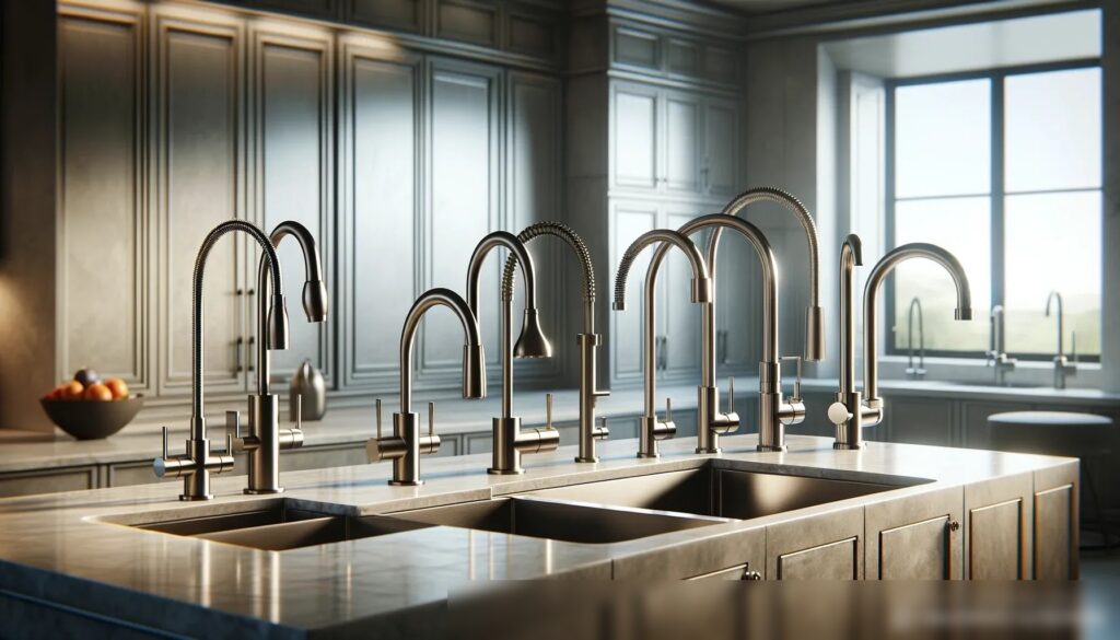 Современная кухня с набором из нержавеющей стали: Скачать изображение - Пример 1