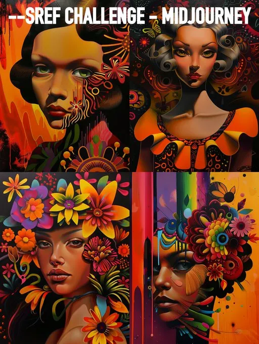 Vibrant Surreal Portraits - Пример 3