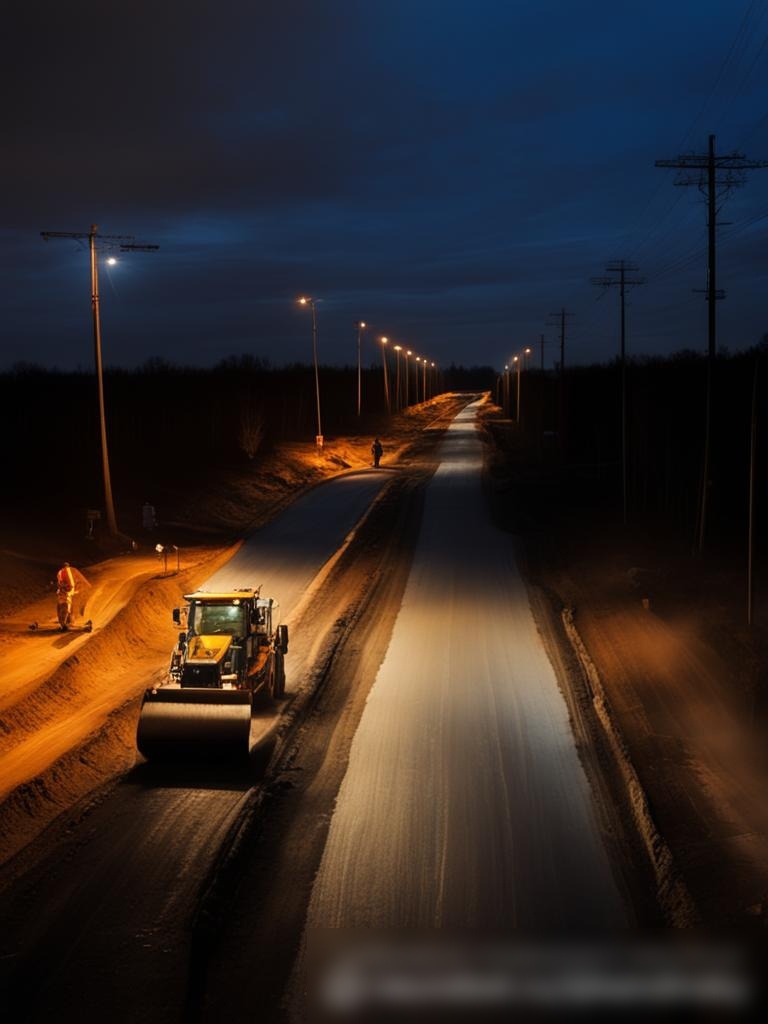 Асфальтирования дорог - Пример 4