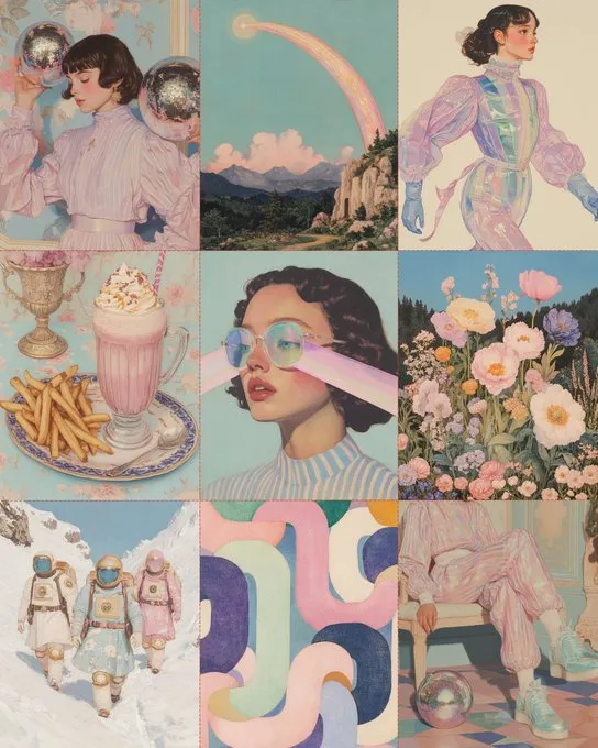 Pastel Countryside Serenity - Пример 1