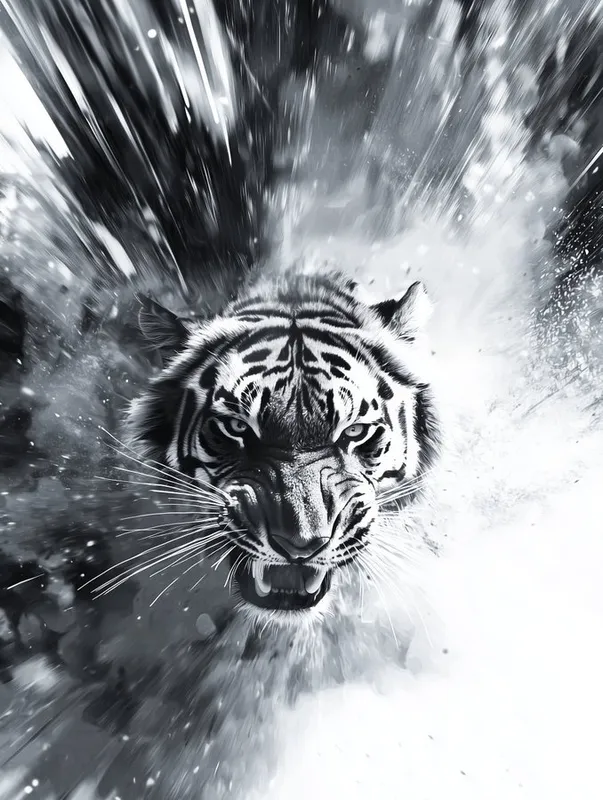 Dynamic Motion in Monochrome - Пример 3