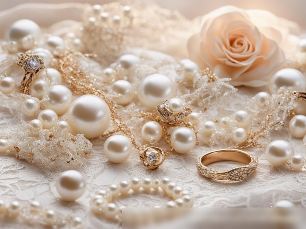 Элегантные свадебные украшения на кружевном фоне - Пример 4