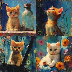 Charming Kitten Illustrations - Пример 4