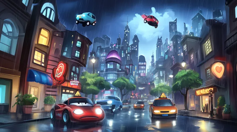 Monochrome Whimsical Portrait with Vintage Flair - Пример 3