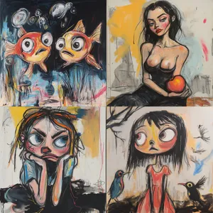 Whimsical Expressionism with Surreal Elements - Пример 1