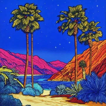 Vibrant Desert Dreamscape - Пример 2