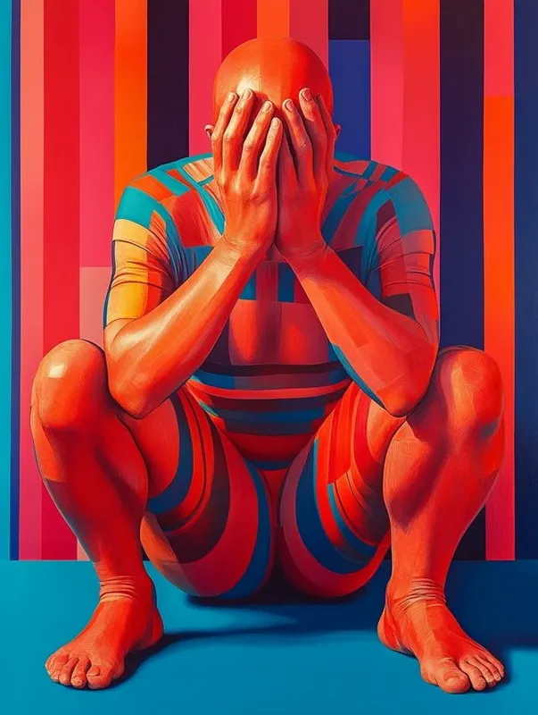 Vibrant Abstract Expressionism - Пример 4