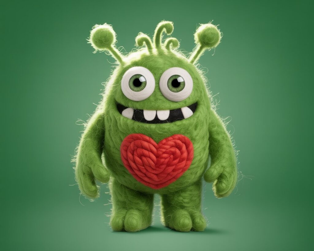 Промпт милые монстры - Пример 1