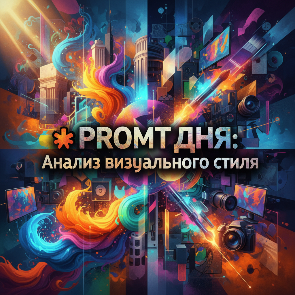 Промпт — анализ и воспроизведение визуального стиля - Пример 1