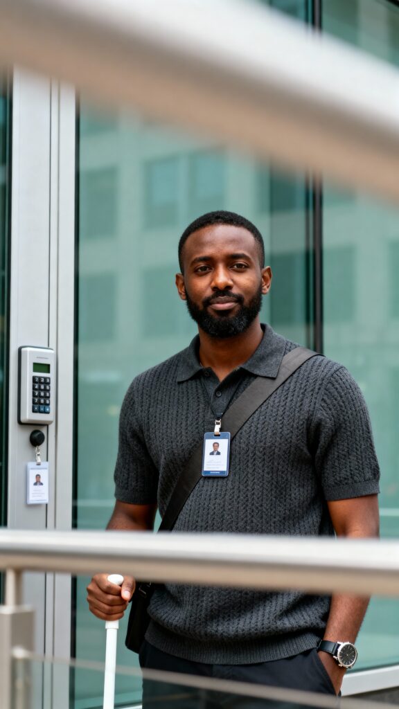 Abdi Somali-American Software Engineer Posed Half-Body - Пример 1