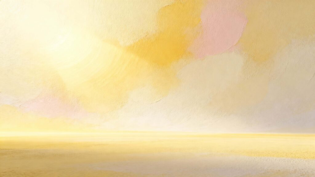 Abstract butter-yellow radial glow field - Пример 1