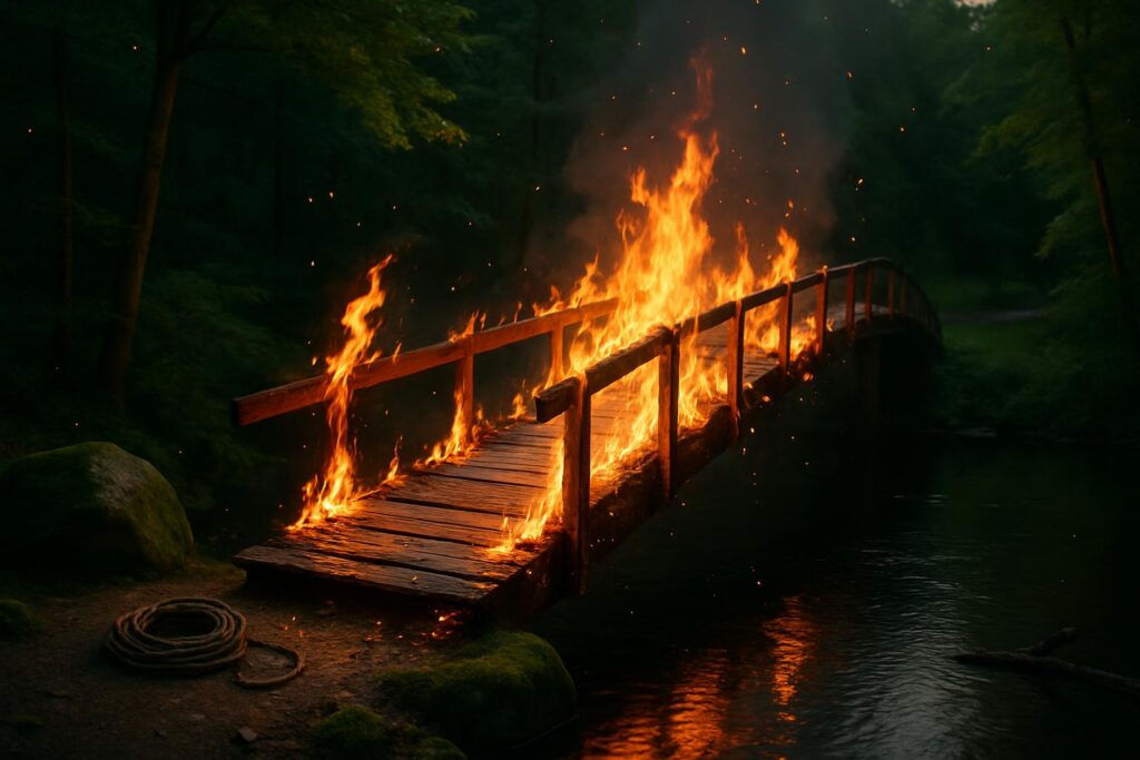 bridge of deliberate flame - Пример 1