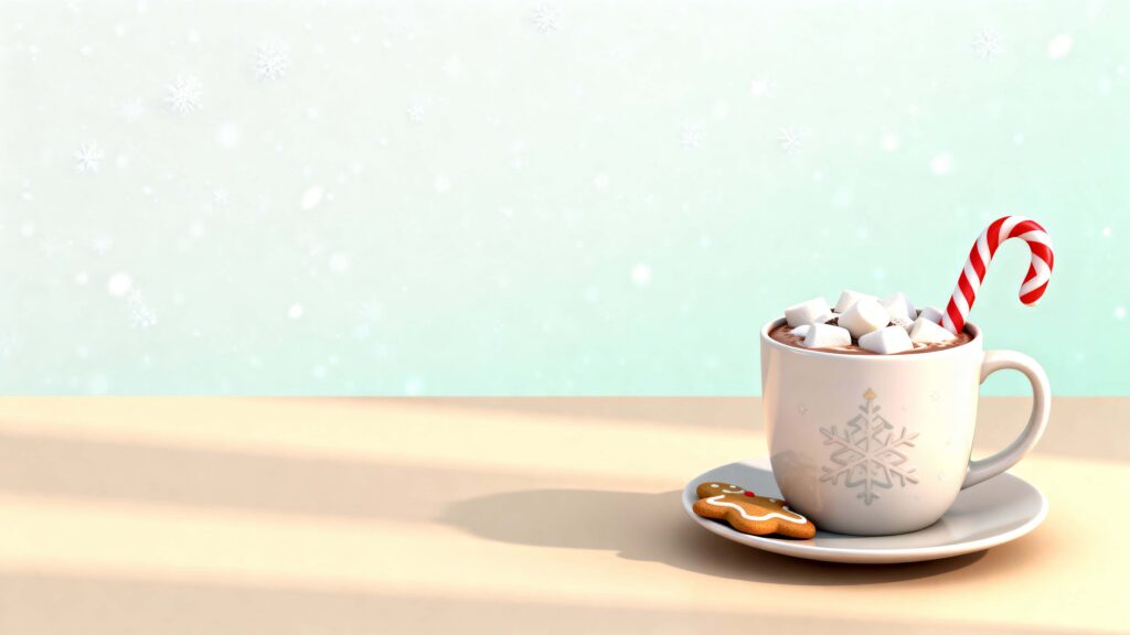 Ceramic Mug with Christmas Motif - Пример 1