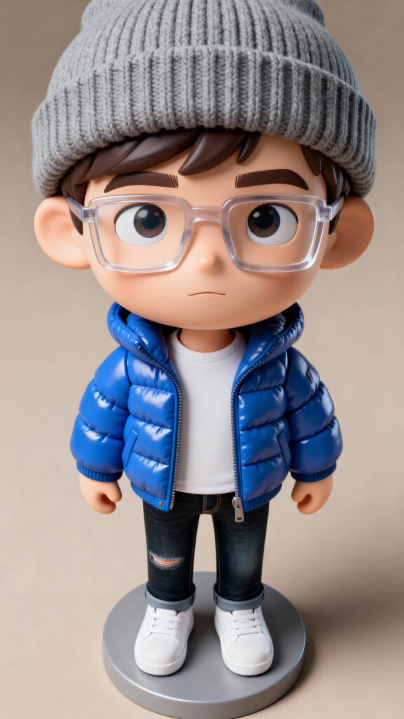 Funko-style vinyl figure young man. - Пример 1