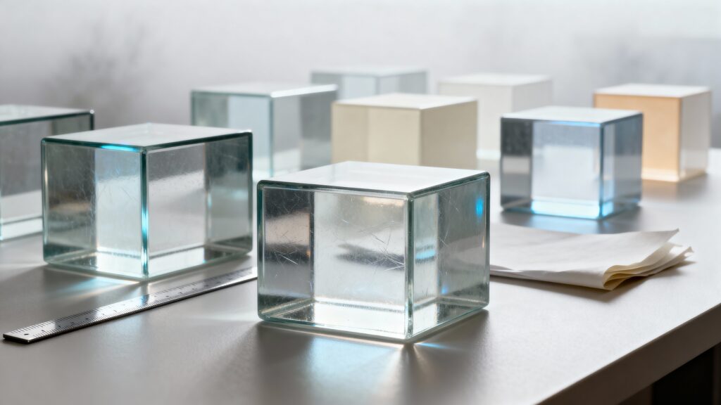 Glass Block Arrangement Minimal Still Life - Пример 1