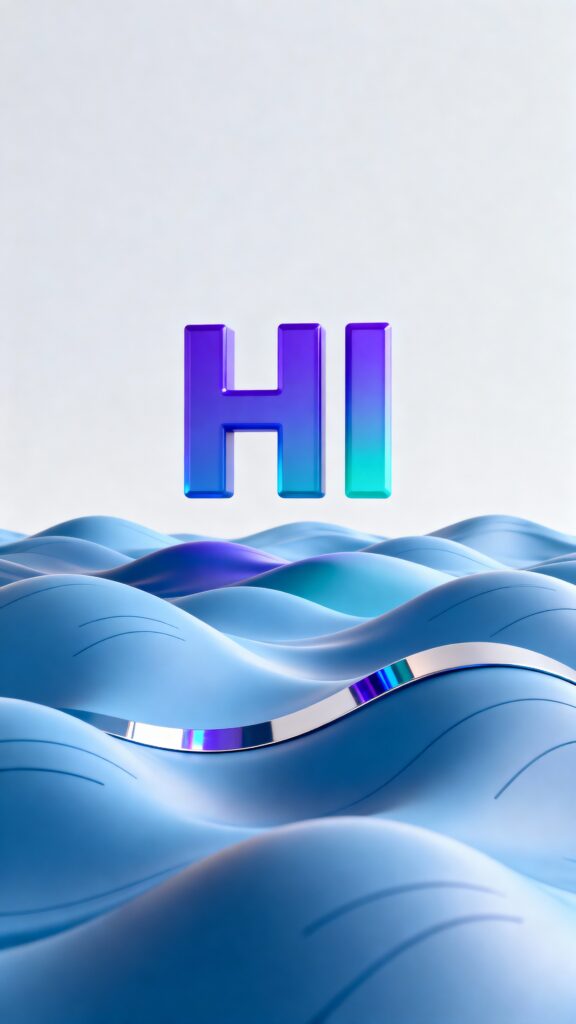 HI Floating Above 3D Waves - Пример 1