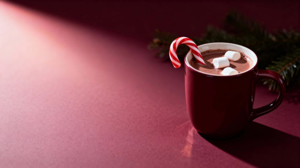Hot Chocolate Mug Christmas Background - Пример 1