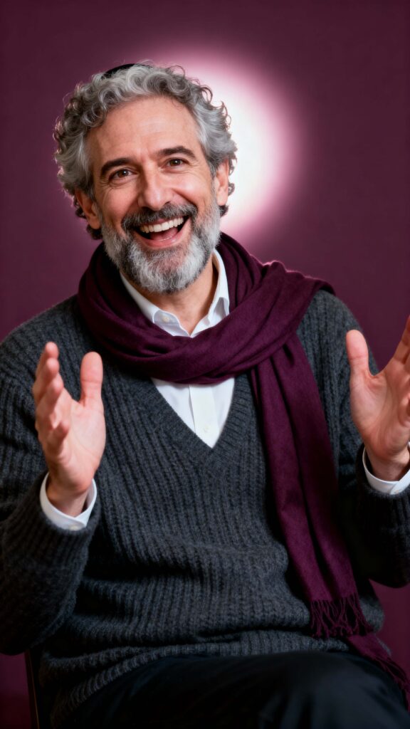 Jewish American man studio portrait, waist-up - Пример 1