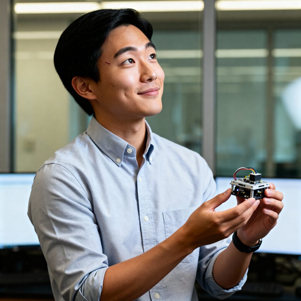 Min Park robotics engineer headshot - Пример 1