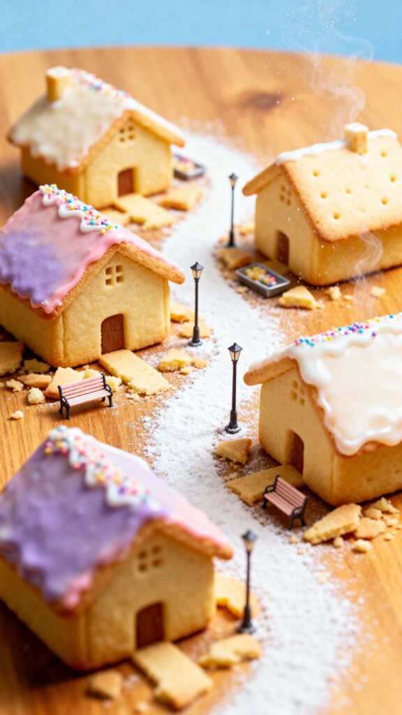 Mini-cookie town in vertical frame - Пример 1