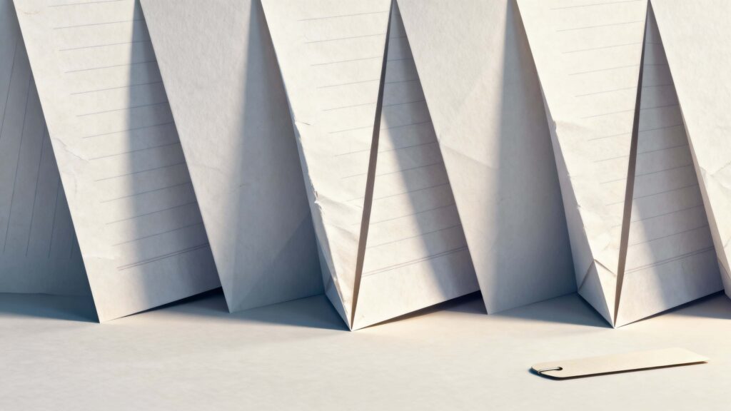 Paper-fold pattern for minimal 16:9 background - Пример 1